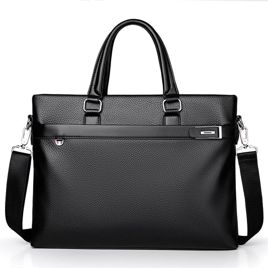 Men's Business Soft Leather Computer Portable For Men's Handbags