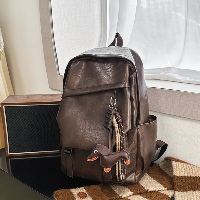 Men's High-grade Large Capacity Female College Fashion Leisure Backpack