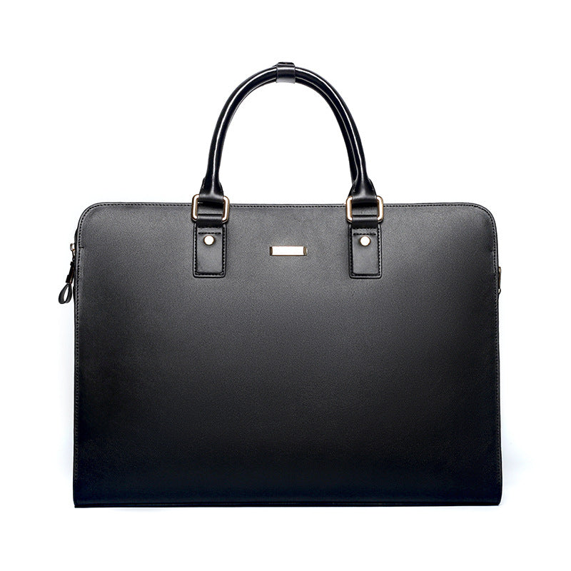 Men's Genuine Leather Business Large Capacity Cowhide Men's Briefcases