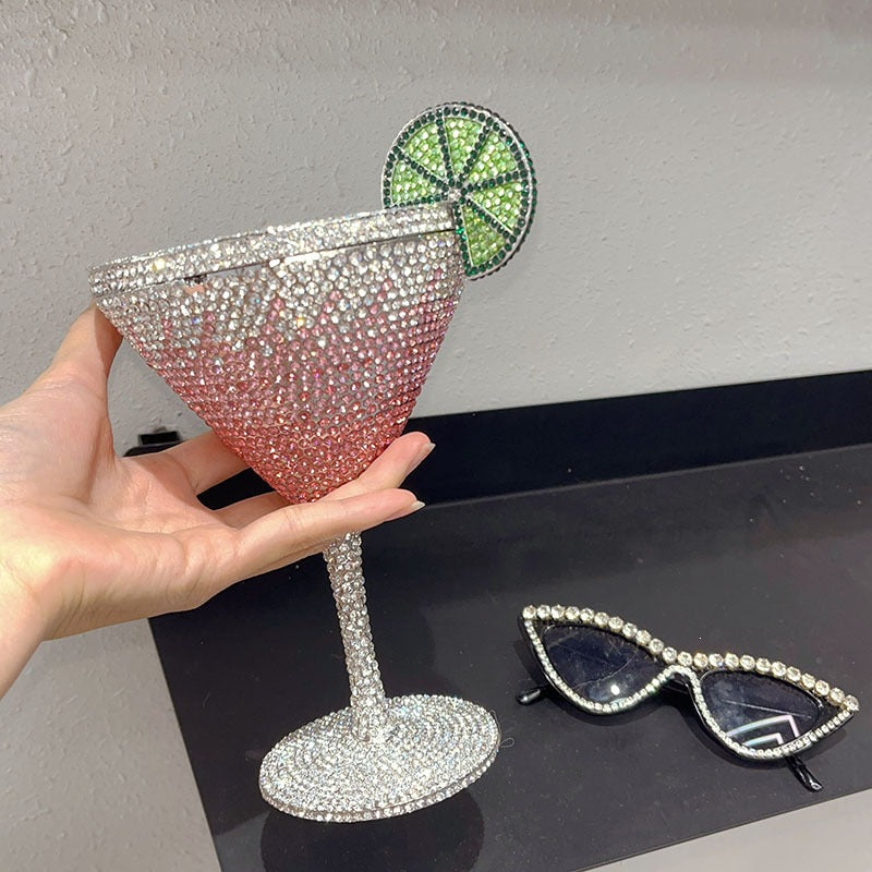 Fashion Creative High Sense Cocktail Goblet Women's Messenger Bag