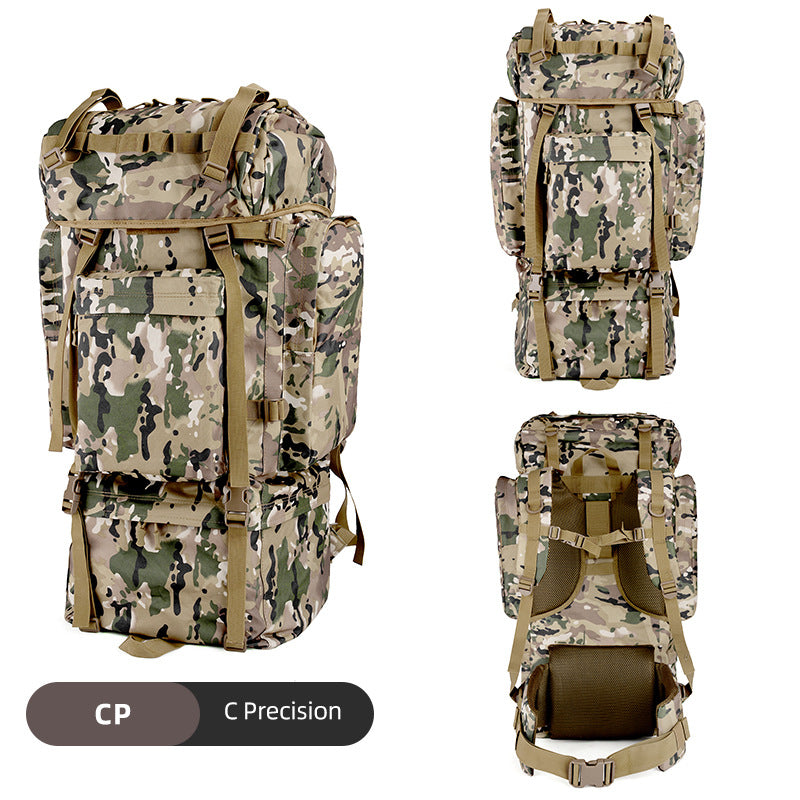 Large Capacity Shiralee Trip Army Camouflage Mountain Climbing, Hiking Bag
