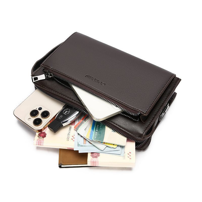 Men's Password Fashion Large Capacity Long Business Zipper Men's Clutch