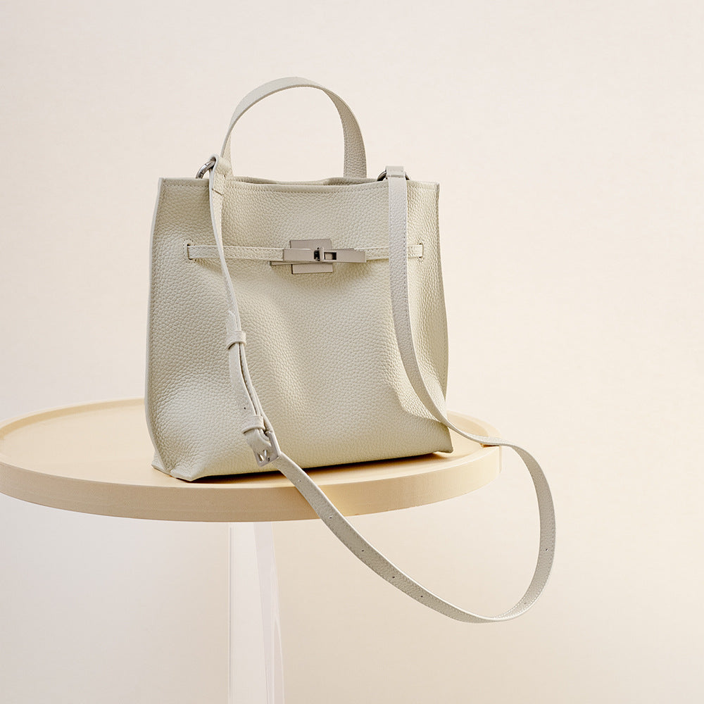 Women's High-grade Genuine Leather Portable Kelly Fashion Women's Shoulder Bag