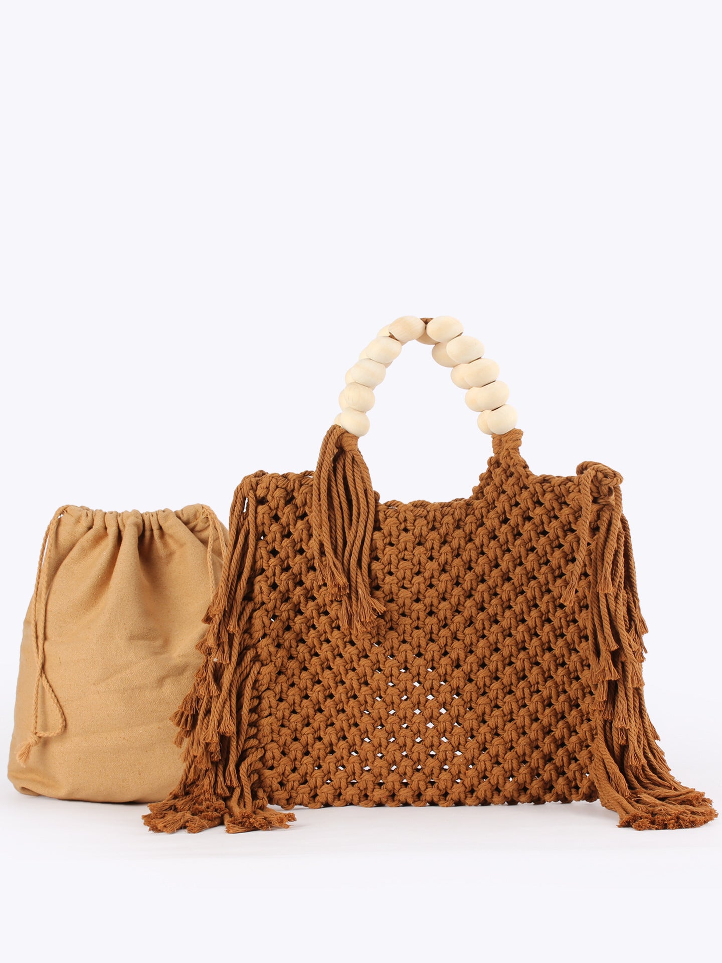 Cotton String Hand-woven Seaside Vacation Daily Women's Handbag
