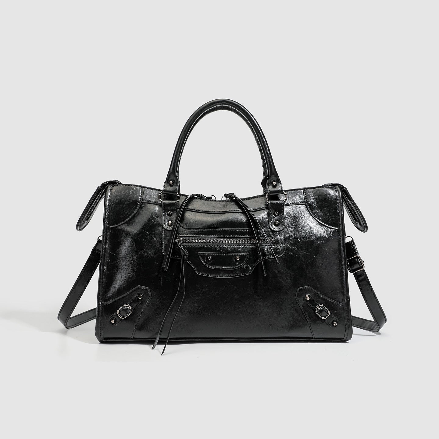 Women's Trendy Cool Hot Motorcycle Advanced Texture Bags
