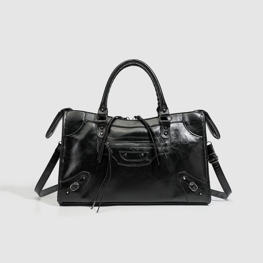 Women's Trendy Cool Hot Motorcycle Advanced Texture Bags