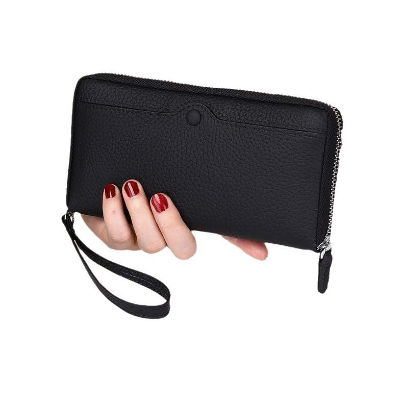 Women's & Men's Style Leather Long Multiple Slots Purses