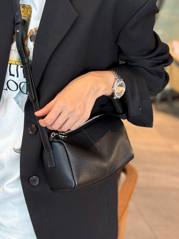 Women's Toast White Commuter Underarm Pillow Pure Women's Leather Bag