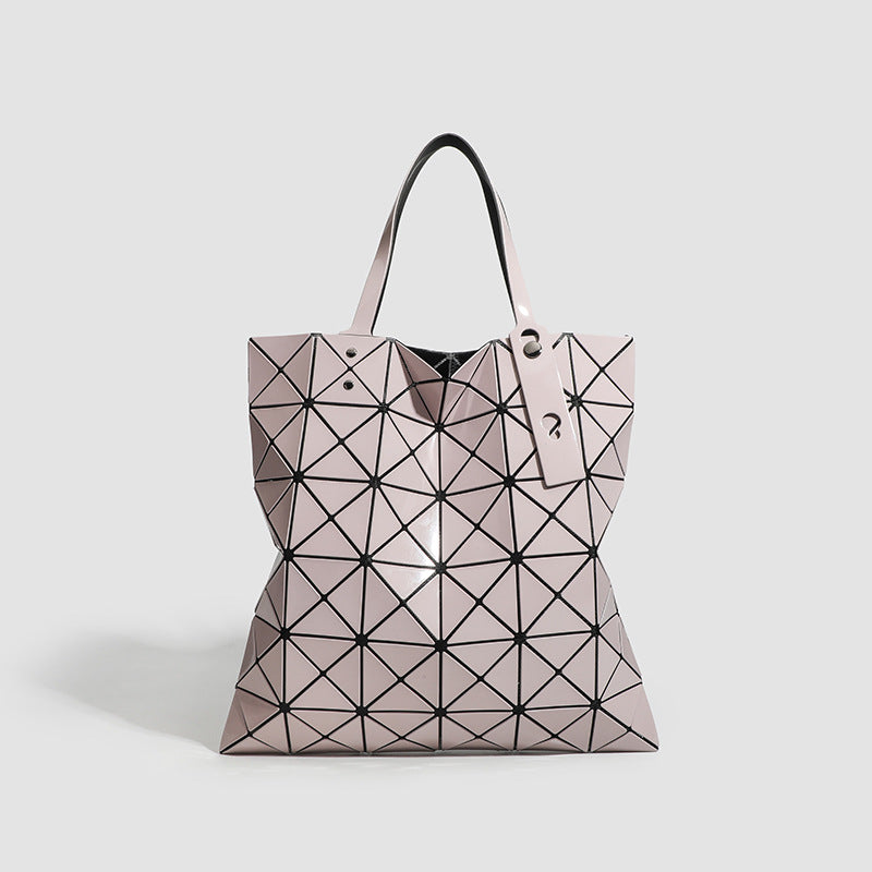 Creative Fashion Rhombus Folding Geometric Portable Women's Shoulder Bag