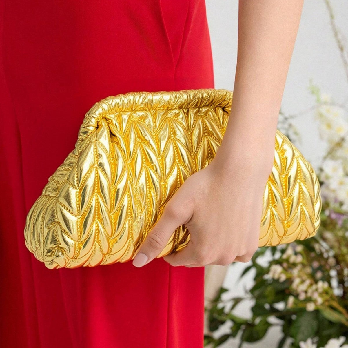Women's Gold Light Luxury Dinner Elegant Graceful High Sense Handbags