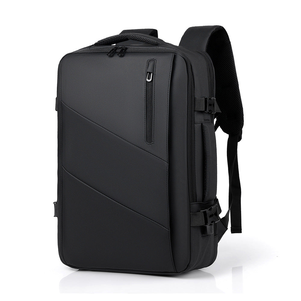 Men's Large Capacity Waterproof Scalable Computer Business Backpack