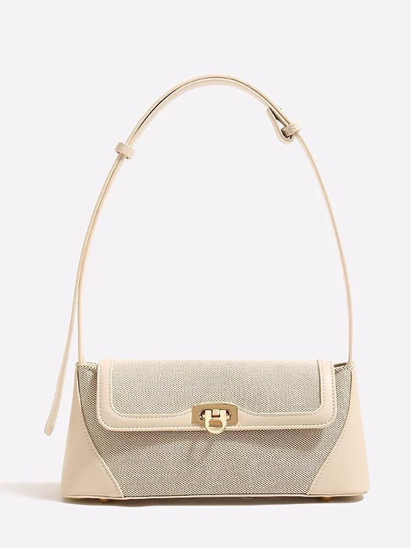 Luxury Fashion French Stitching Elegant Leather Portable Women's Messenger Bag