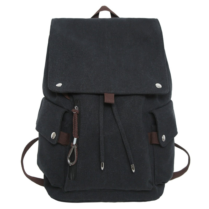 Men's & Women's Style Trendy Retro Large Capacity Lightweight College Student Schoolbag