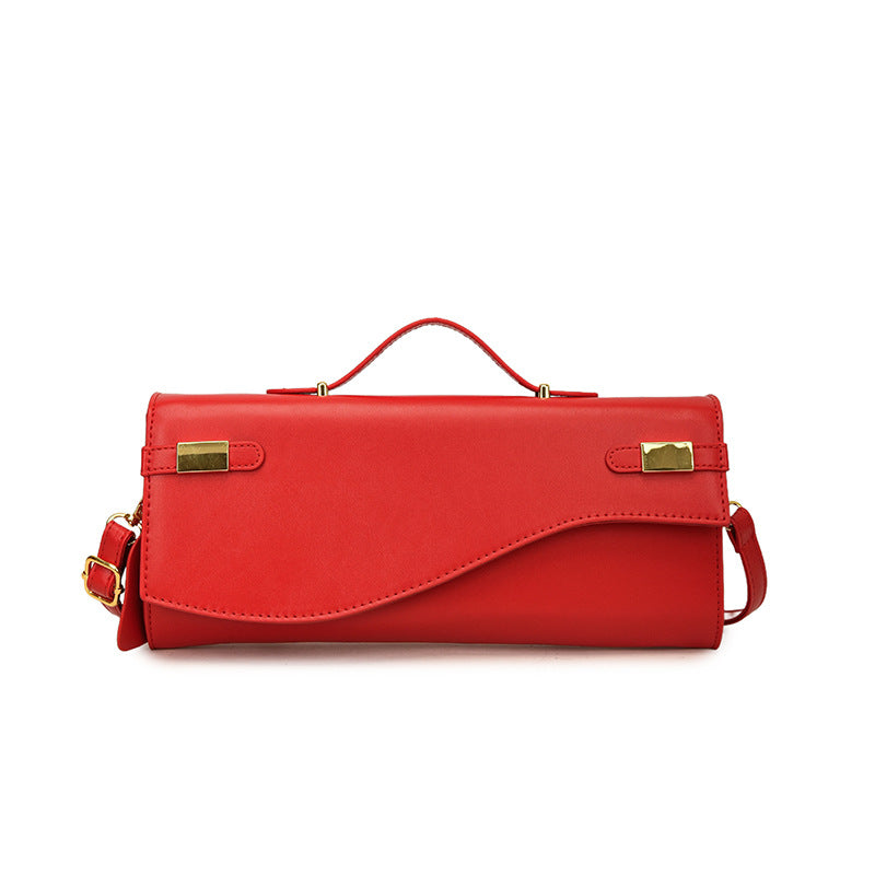 Women's Portable High-grade Fashion Retro Baguette Women's Messenger Bag