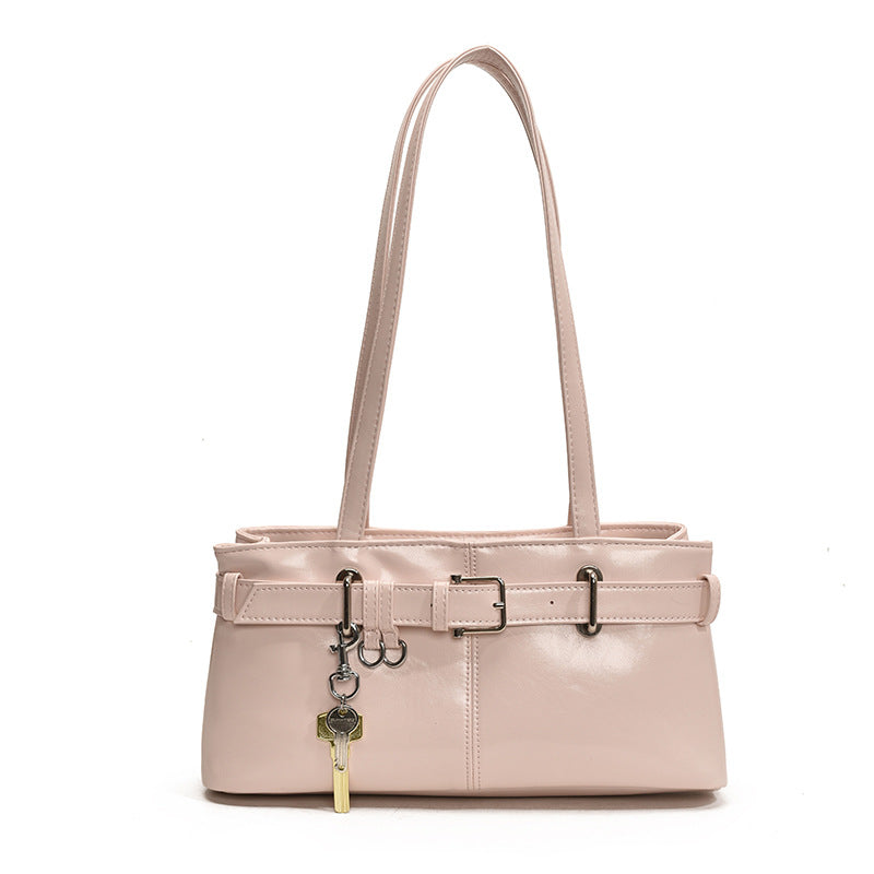 Retro Minority Motorcycle Female Fashion Underarm Large Capacity Portable Bags