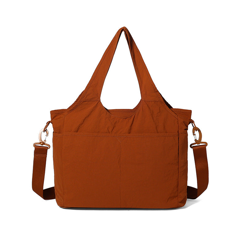 Women's Underarm Large Capacity Totes Nylon Cloth Pleated Bags
