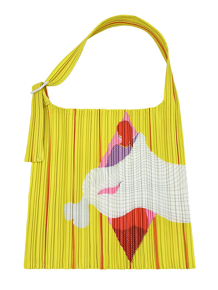 Moon Limited Illustration Cloth Leisure Simple Women's Shoulder Bag