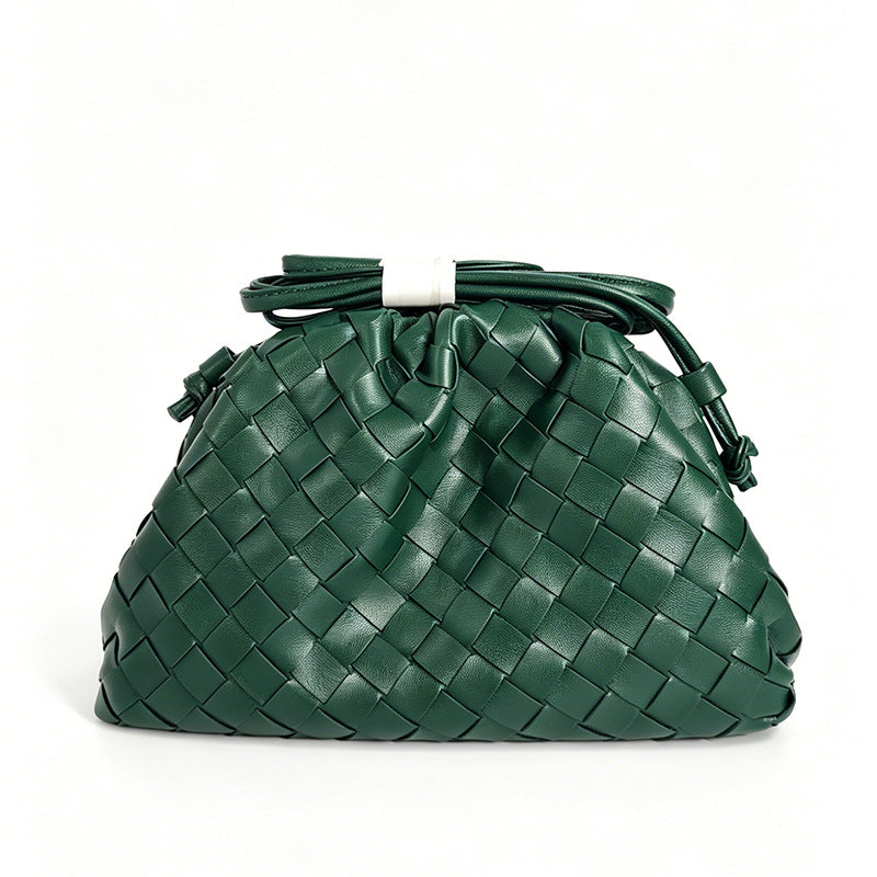 Women's Woven Cloud Dumpling Popular Fashion Clutch Women's Shoulder Bag