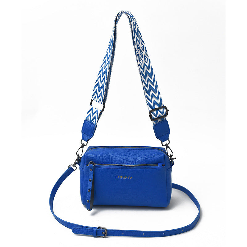 Pretty Women's Classic Fashion Wide Strap Small Square Bag