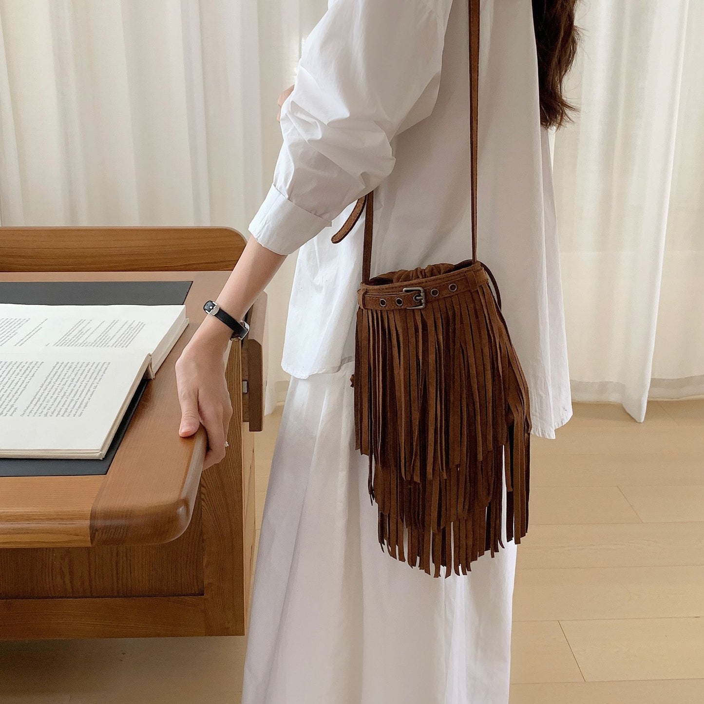Women's Ethnic Bohemian Style Tassel Holiday Retro Bags