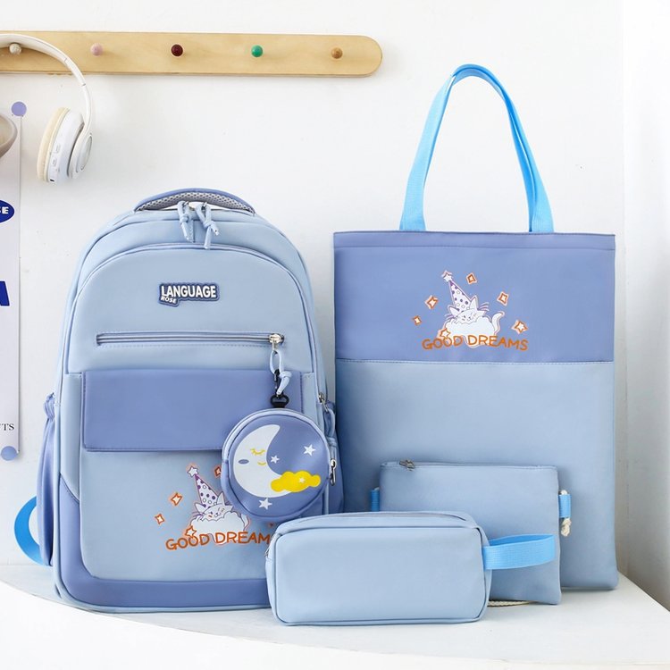 Women's Campus Large Capacity Good-looking Contrast Color College Student Schoolbag
