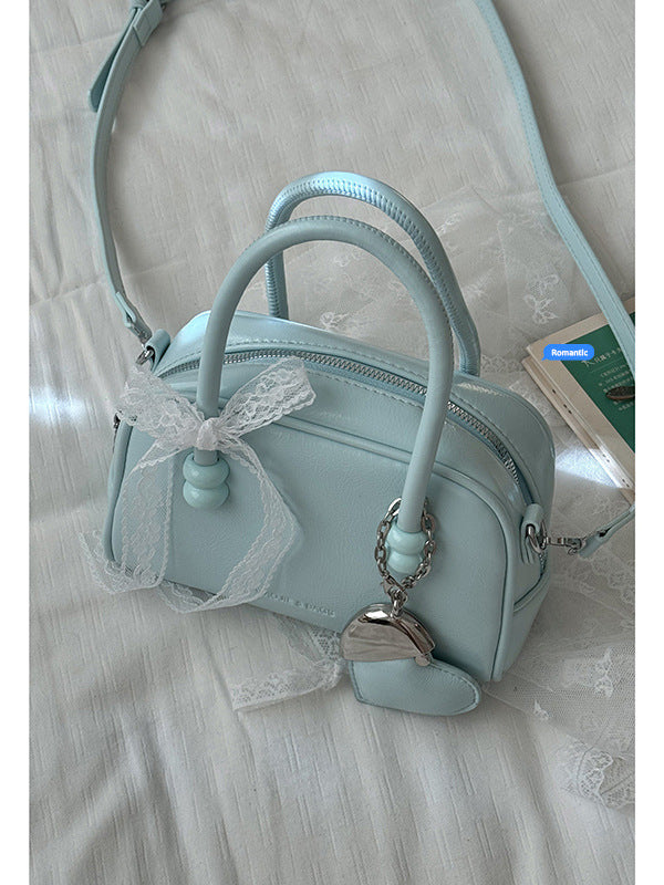 Women's Spring Fashion Portable Bowling Korean Small Square Bags