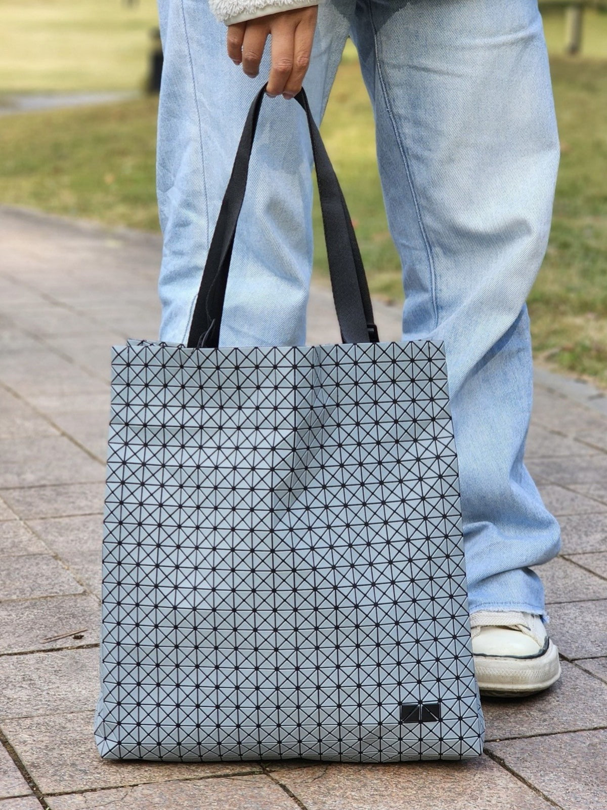 Vertical Stay At Home Rhombus Shopping Fashion Large Capacity Shoulder Bags