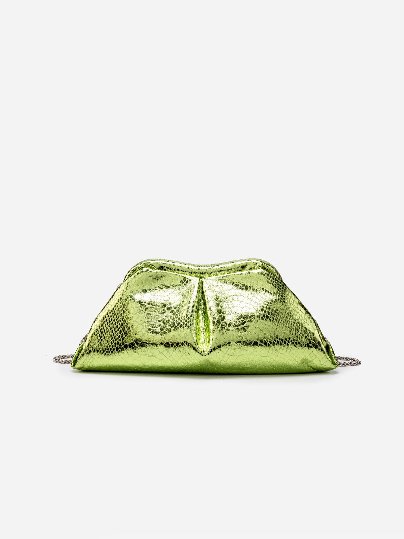 Women's Snake Pattern Clip Cloud Chain Women's Shoulder Bag