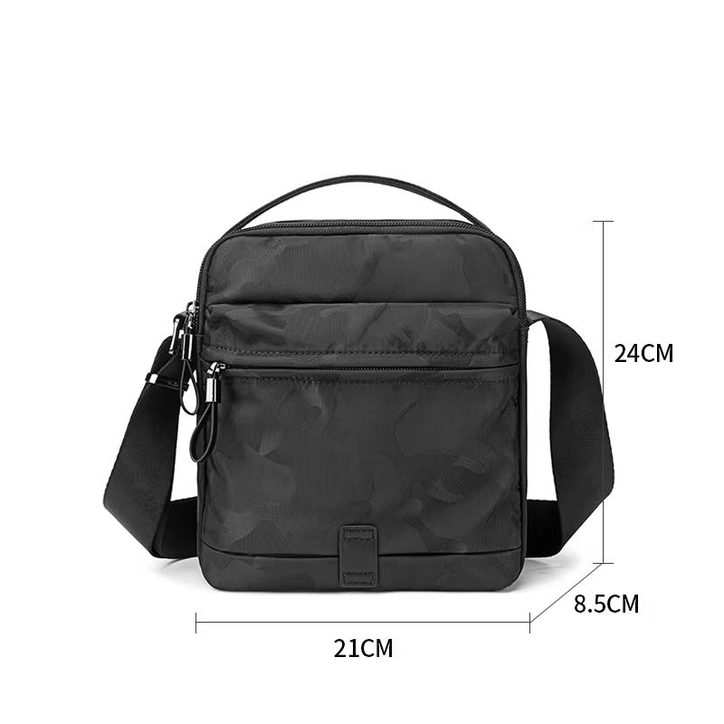 Men's Portable Summer Fashion Nylon Oxford Cloth Men's Shoulder Bag