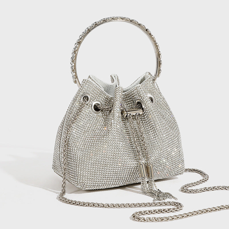 Women's Rhinestone Premium Dinner Acrylic Fashion Diamond Shoulder Bags