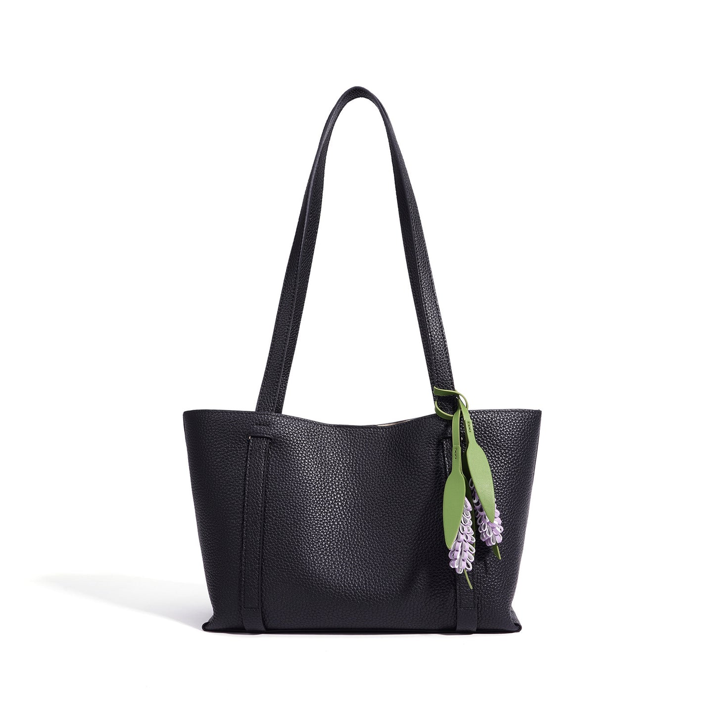 Women's First Layer Cowhide Fashion Lychee Pattern Women's Leather Bag