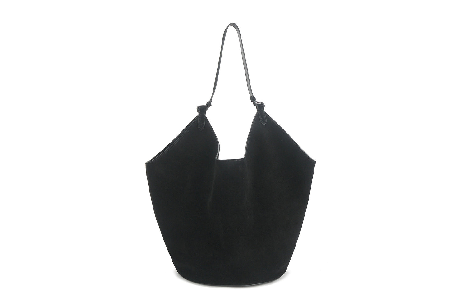 Cowhide Suede Dumpling Commuter Large Capacity Women's Shoulder Bag
