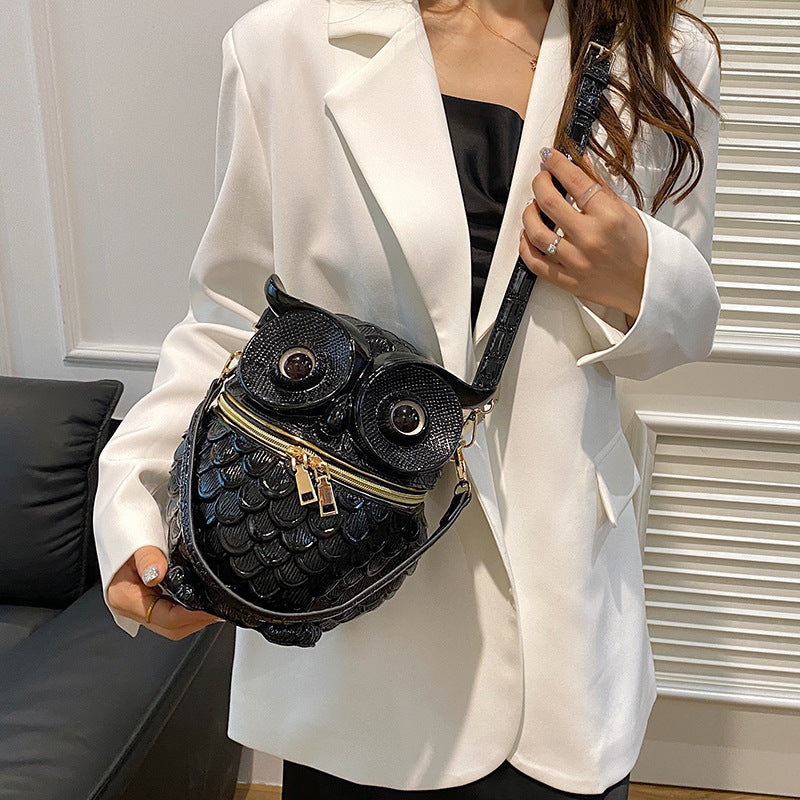 Personalized Creative Owl Female Fashion Chain Women's Messenger Bag