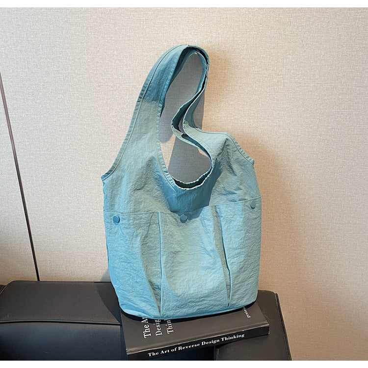 Women's Pleated Korean Style Commuter Underarm Large Women's Shoulder Bag