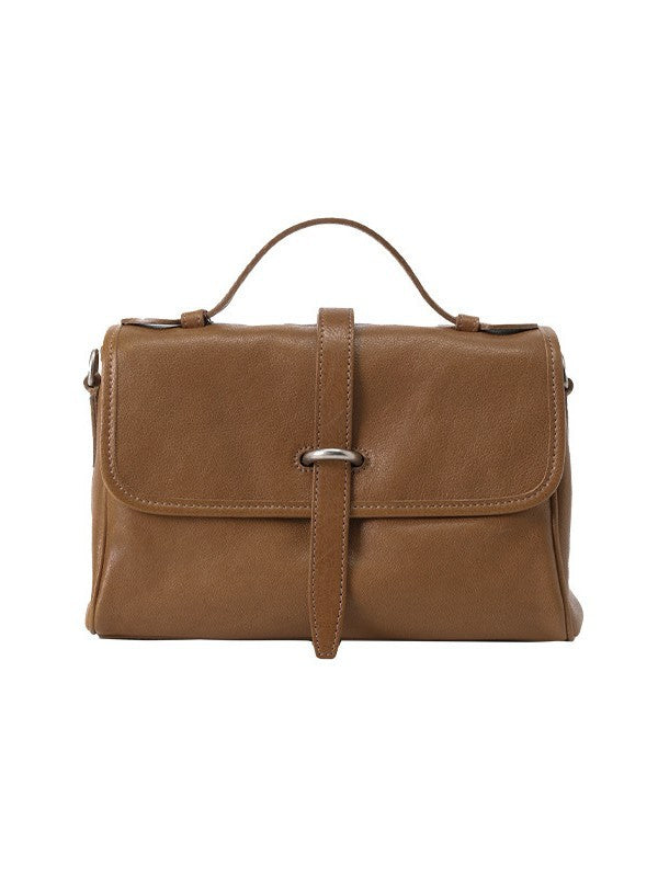 Women's Genuine Leather Retro Large Capacity Commuter Niche Vegetable Bags