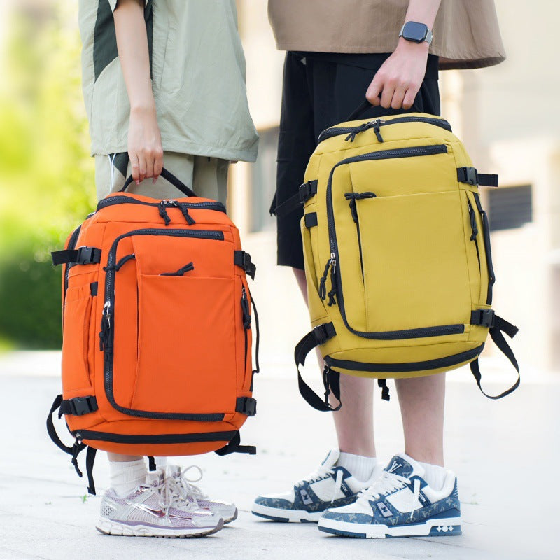 Women's & Men's Nylon Exercise Portable Computer Shoes Warehouse Leisure Backpack
