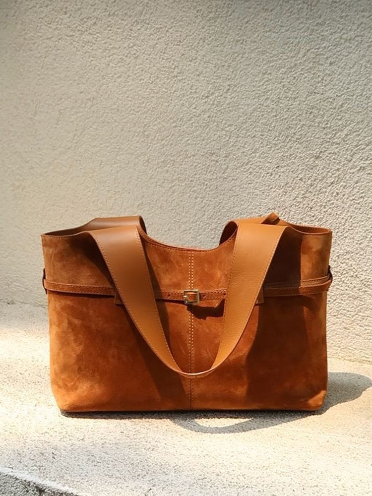 Soft Leather Fashion Large Capacity Totes Women's Shoulder Bag