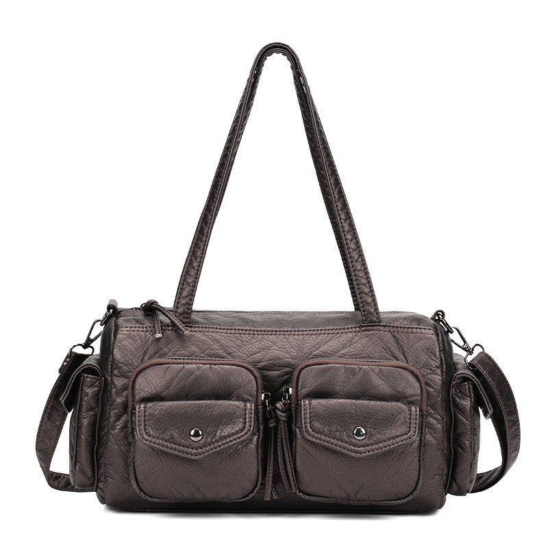 Casual Women's Niche Vintage Large Capacity Women's Shoulder Bag