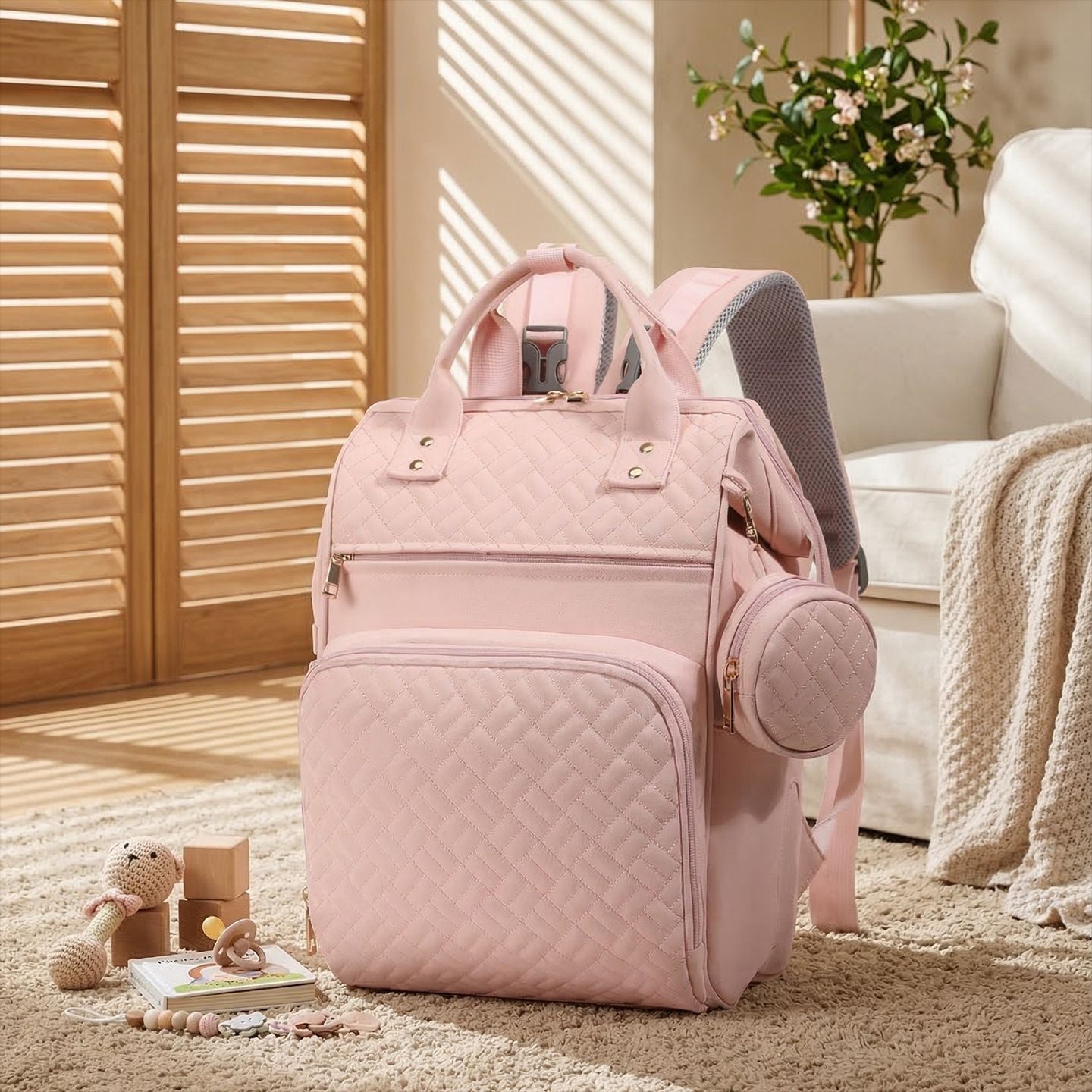Diaper Light Mom Cart Back Convenient Insulating Mummy Bag