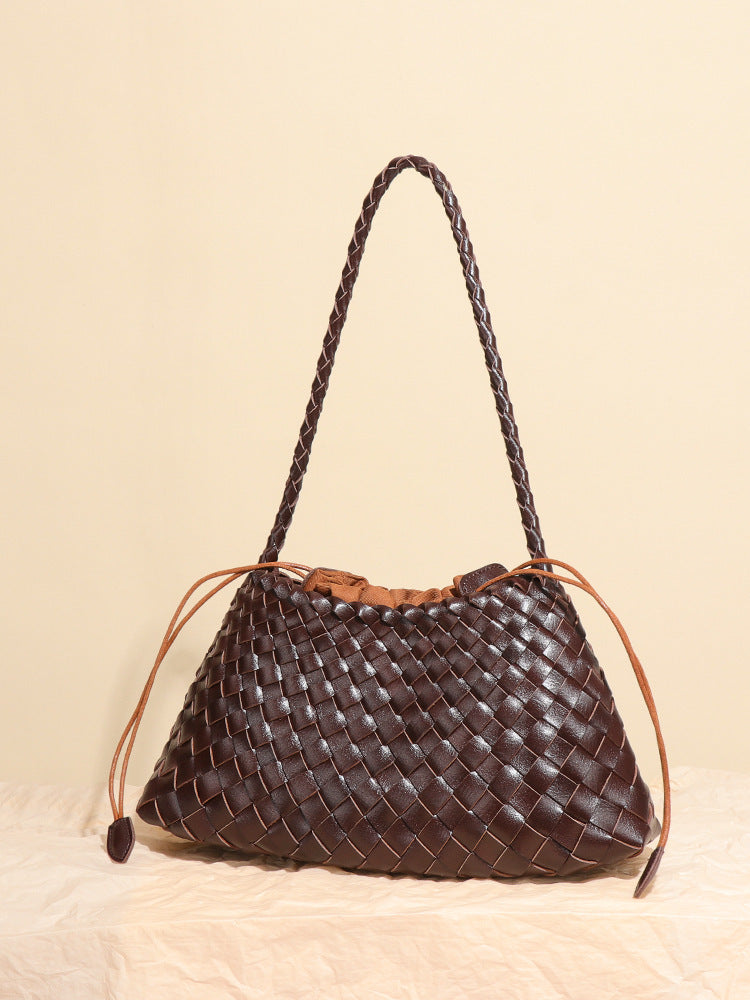 Women's Handmade Woven Fashion Straw Vegetable Basket Bags