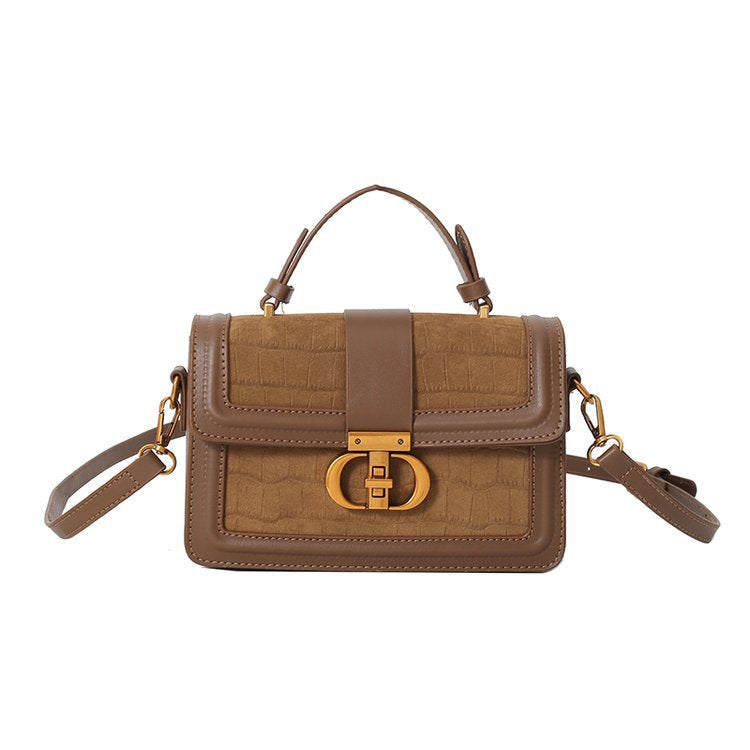Advanced Texture Design Western Style Light Small Square Bags