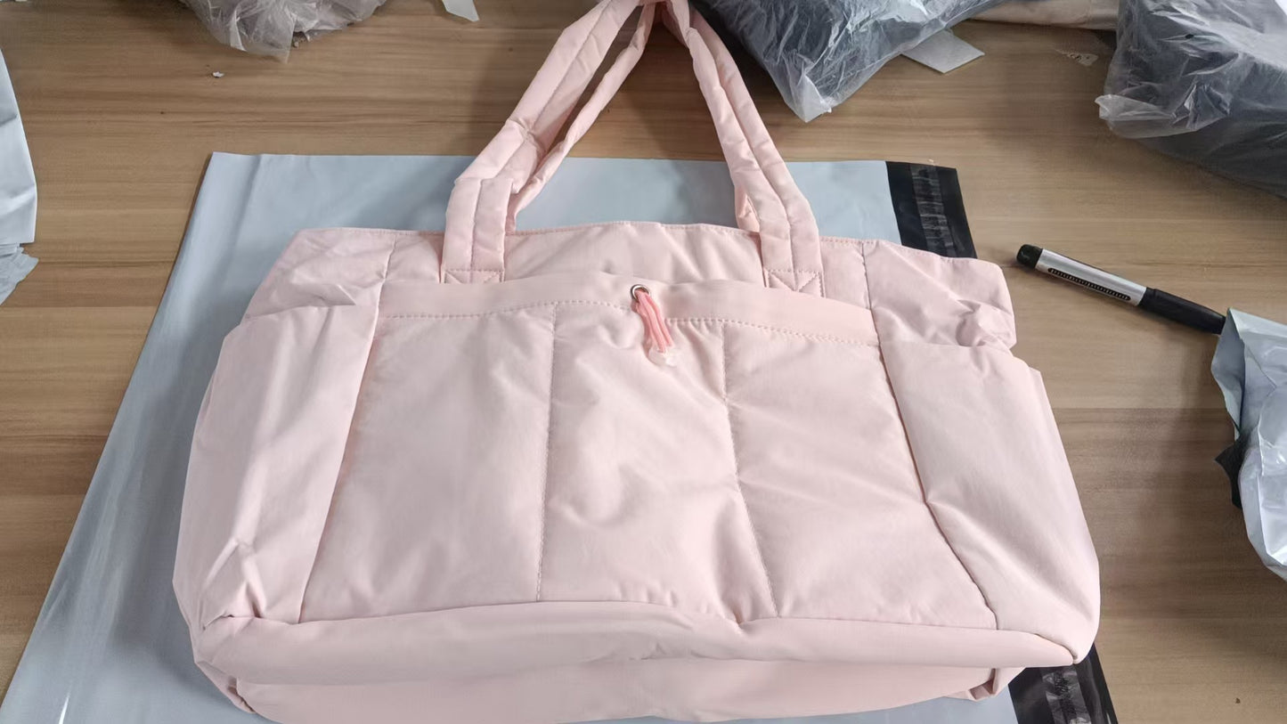 Women's Nylon Spring Waterproof Lightweight Portable Quilted Strap Women's Handbag