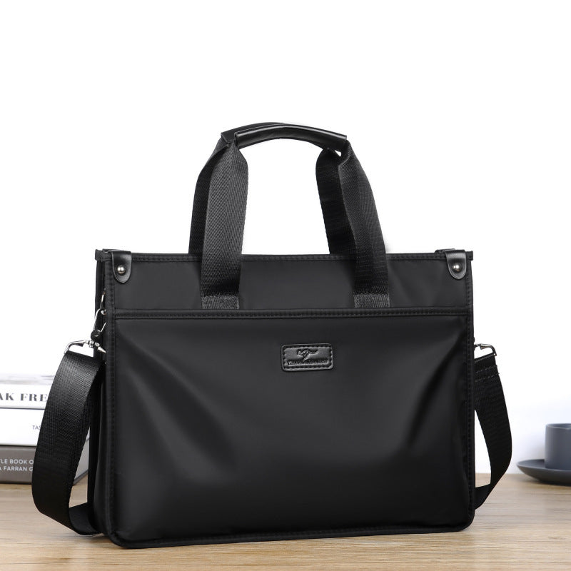 Stylish Men's Canvas Water-repellent Business Document Men's Tote
