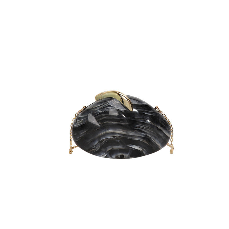 Women's Korean Style Popular Round Box Western Light Dinner Bag