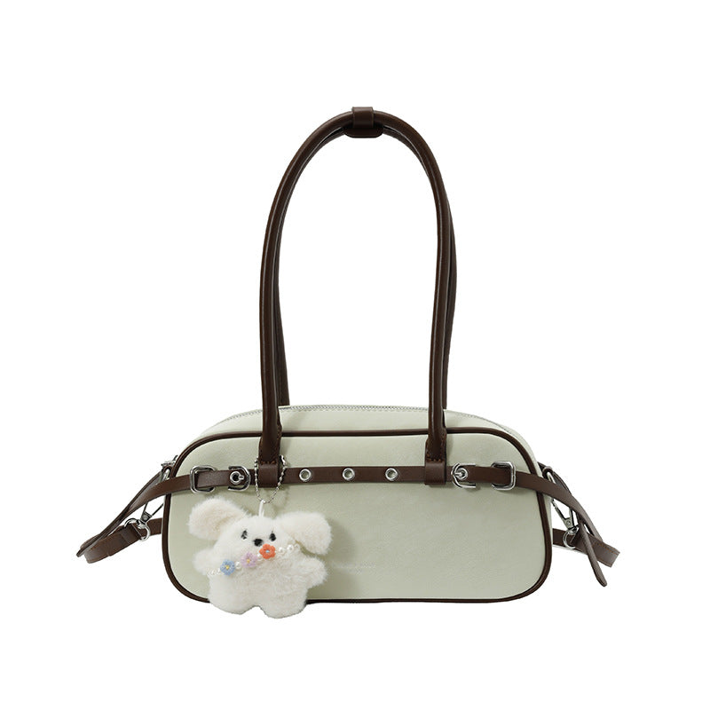 Fashion Simple Baguette Trend Fresh Bow Underarm Bags