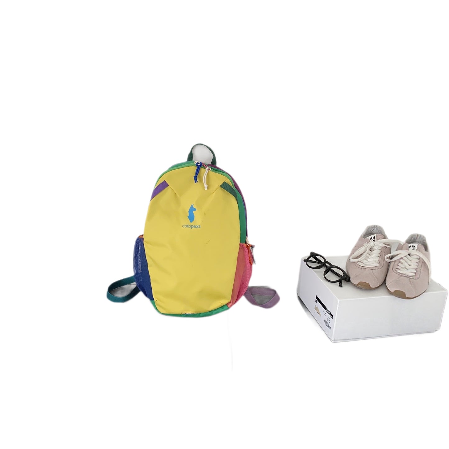 Children's Dopamine Color Contrast Patchwork Large Capacity Backpacks