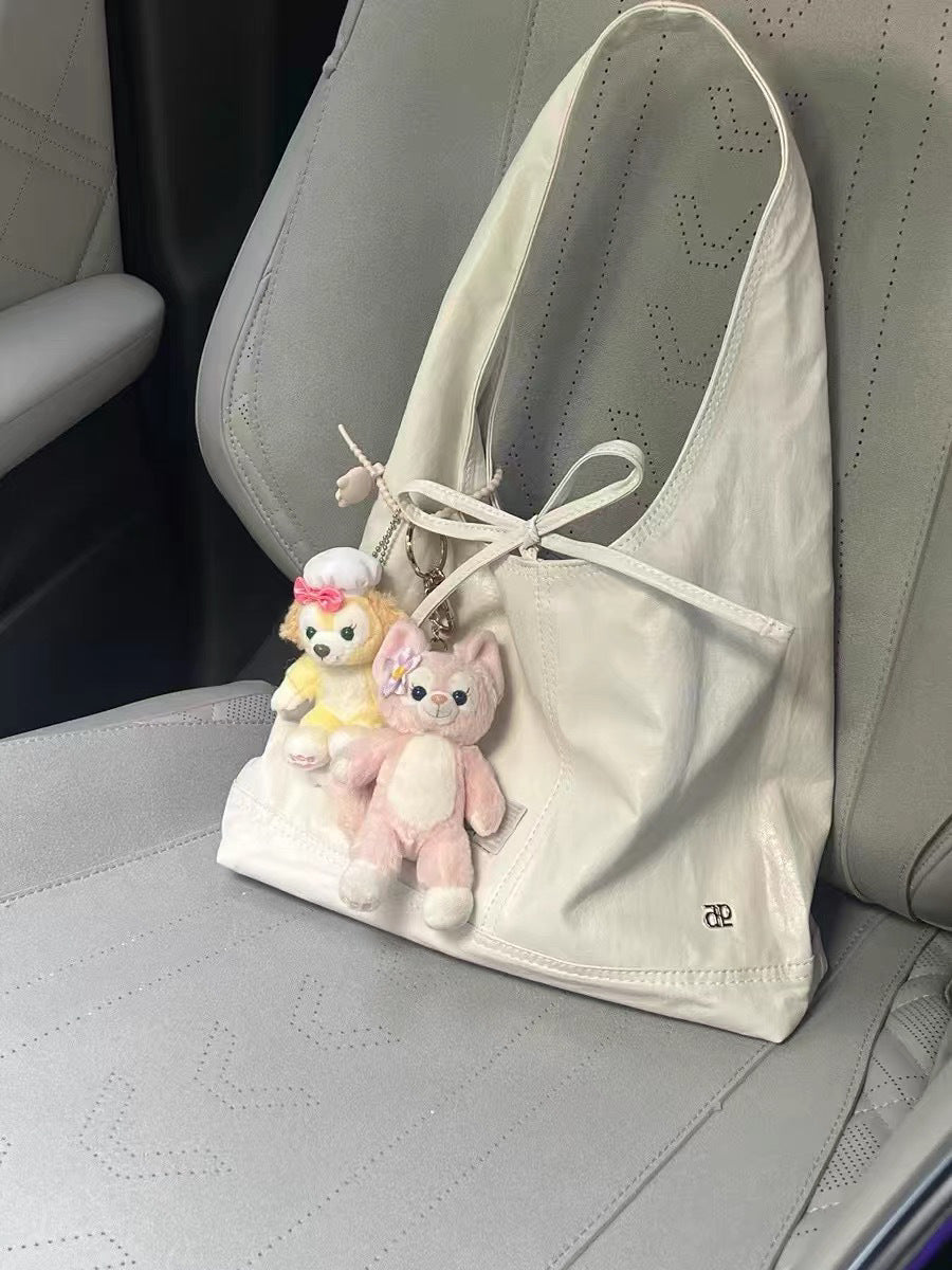 Bow Bandage Design Summer Genuine Leather Fashion Women's Shoulder Bag