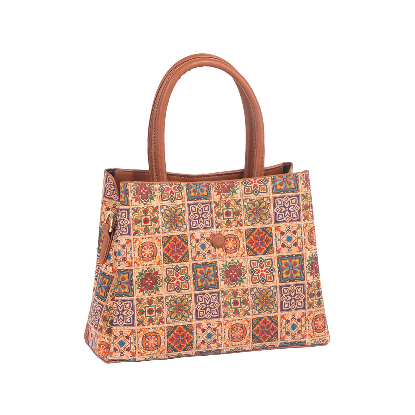Women's Wooden Outer Retro Tree Leather Fashion Handbags