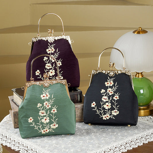 Embroidered National Style Cheongsam Han Chinese Handle