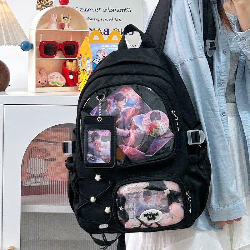 Early High Female Large Capacity Good-looking College Student Schoolbag